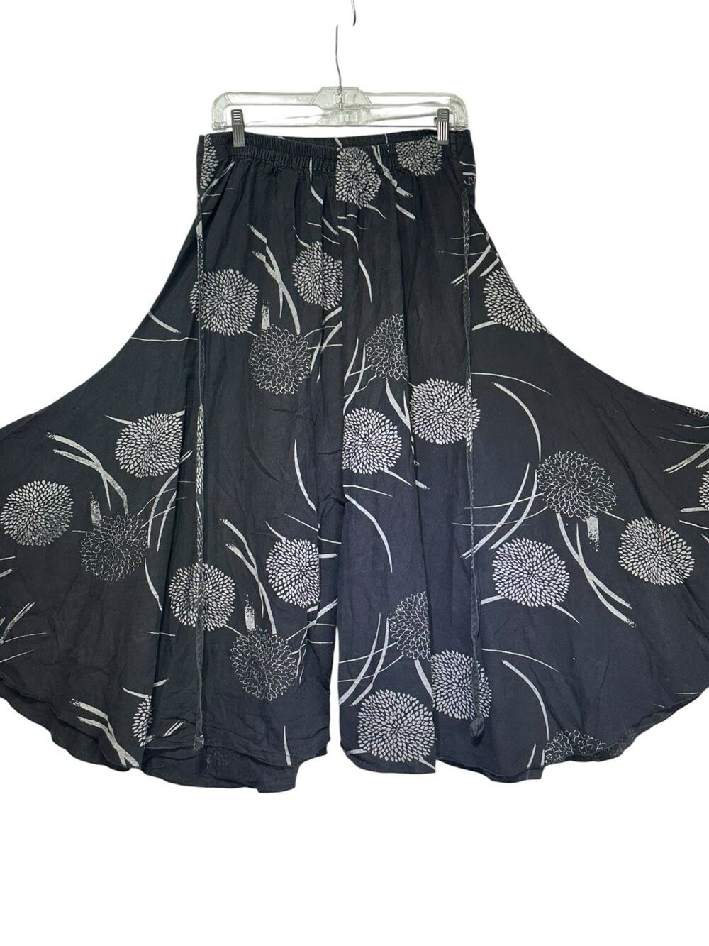 Clea Ray Floral Wide Leg Palazzo Pants Womens Size 2
